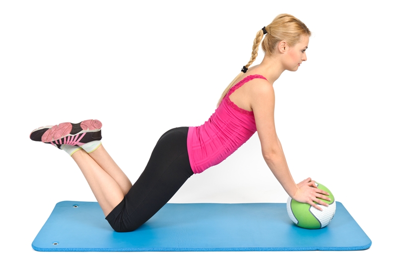 Medicine balls can be used for rehabilitation purposes. 