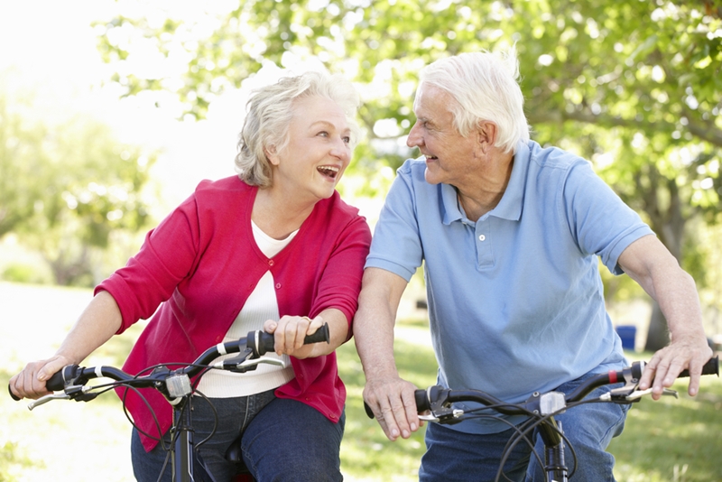 Bike riding is just one of the great ways you can enjoy exercise in senior living. 