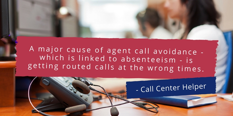 Australian call centre leaders can prevent absenteeism with better scheduling.