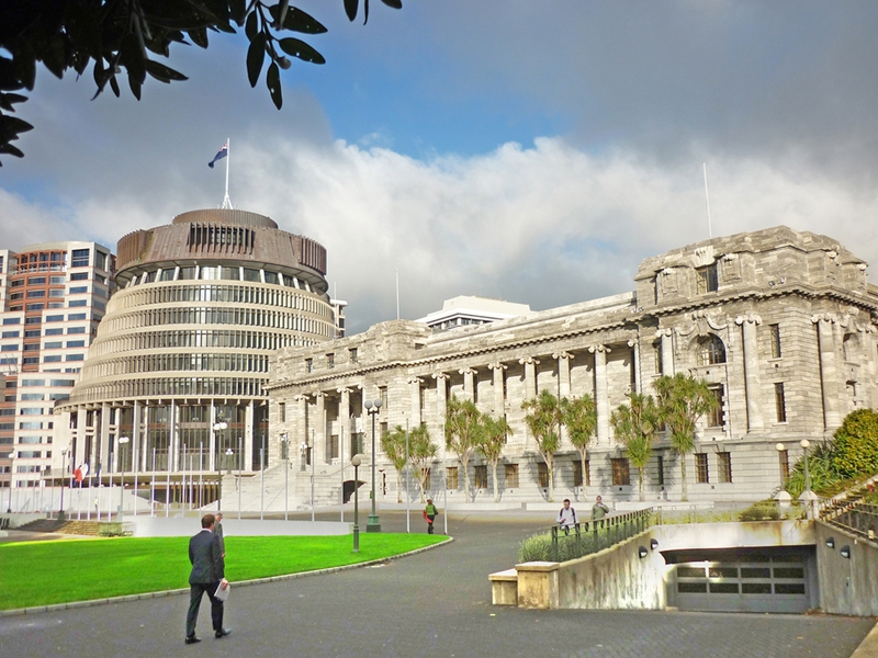 New Zealand's Parliamentary buildings can be a great place to go when the clouds close in.