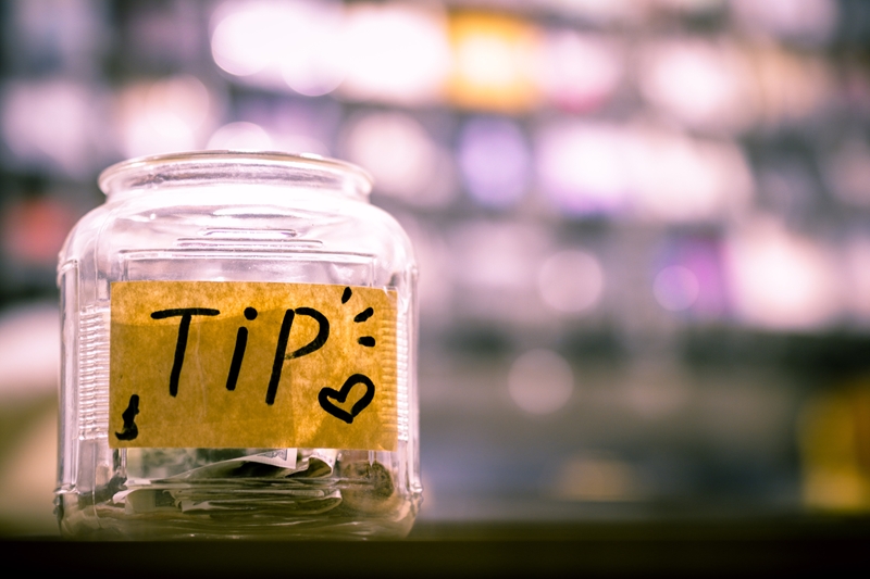 Remember to tip - only hold back if you've received especially bad service.