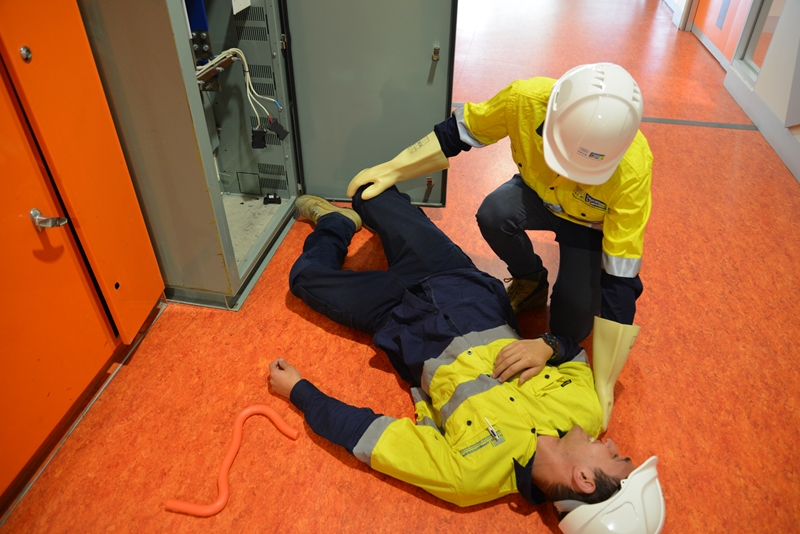 First aid training is essential for electricians to operate safely.